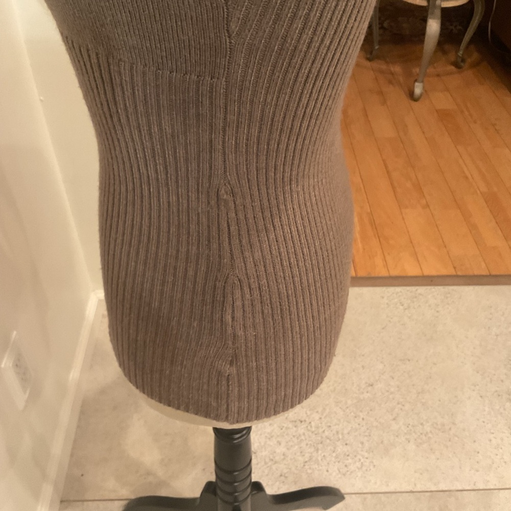 Guess Brown Off-the-Shoulder Sweater with Rhinestones - Picture 8 of 14